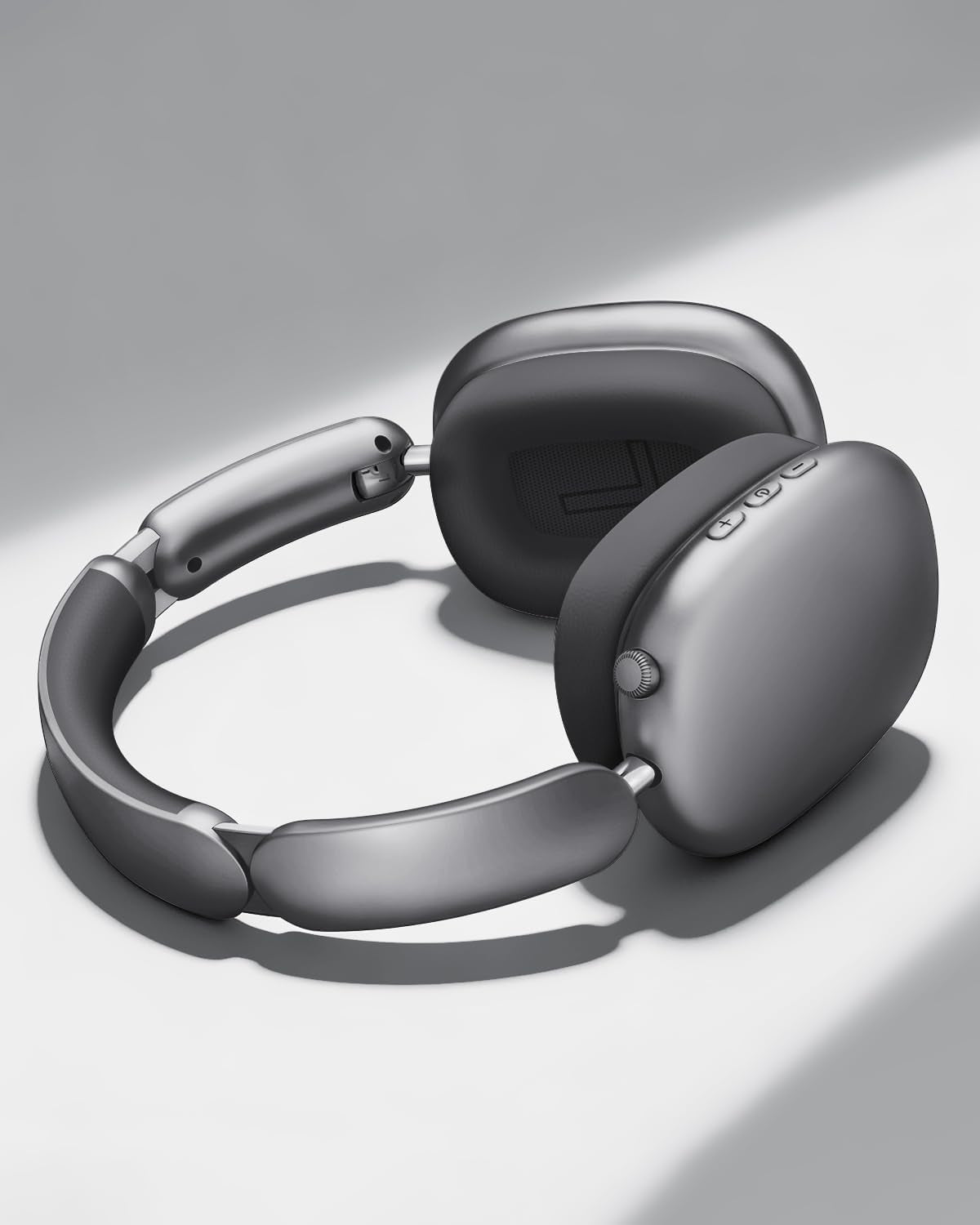 Y02 Active Noise Cancelling Headphones, Wireless Over-Ear Bluetooth 5.4 Headphones with Microphone, 60H Playtime, Hi-Res Audio, Big Bass, Foldable Lightweight for Travel Home Office, Grey