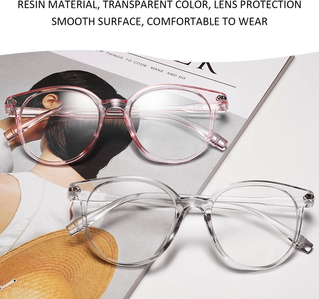 2 Pieces of round Frame Glasses, Children'S Glasses, Anti-Blue Light Glasses, Simple Design Glasses, Fashionable Glasses