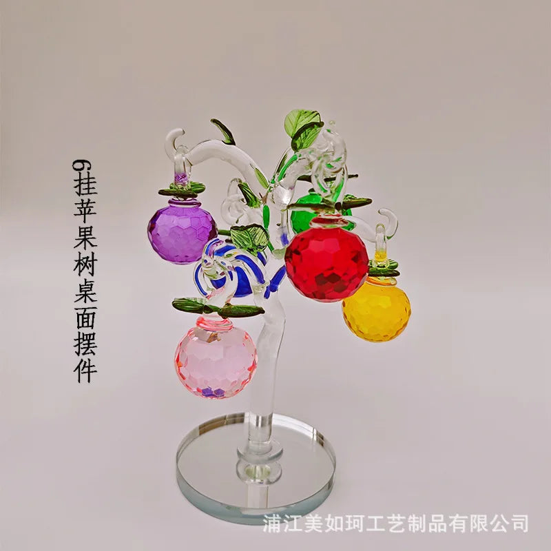 Home Decoration Living Room Decoration Office Furniture Decoration Crystal Apple Tree Dining Room Decoration