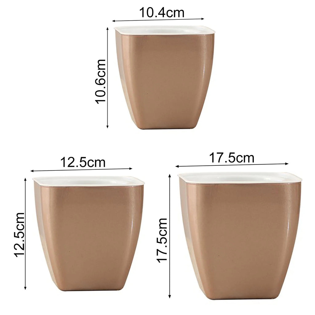 Self Watering Pots for Indoor Plants, Flower Pots Outdoor, Self Watering Planter, Plant Pots with Decorative Stones, Flower Pot, Plant Pots Indoor, Flower Pots Indoor