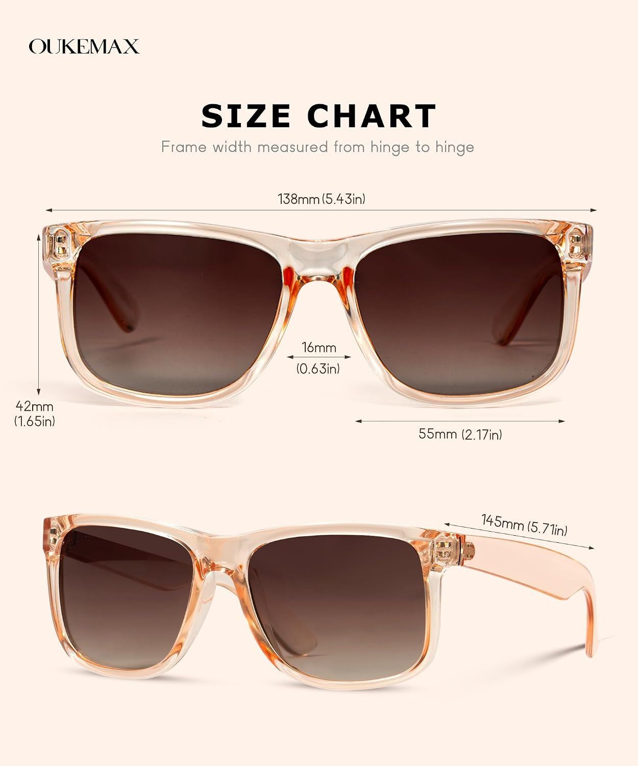 Sunglasses-Women Polarized Sunglasses-Womens: Trendy Sun Glasses Polarized UV400 Protection Fashion Sun Glasses