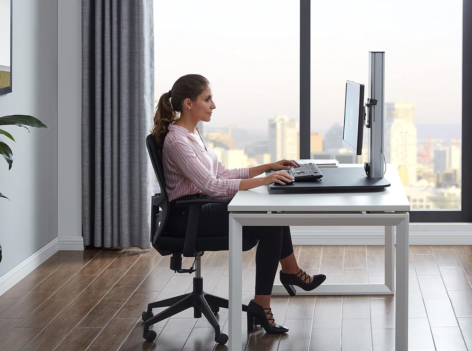 DC400 Electric Standing Desk,28"W