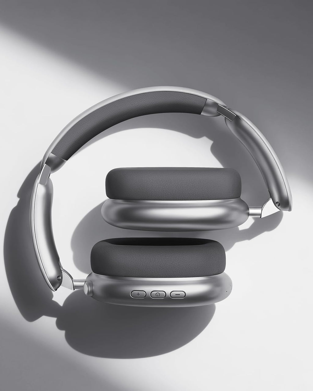 Y02 Active Noise Cancelling Headphones, Wireless Over-Ear Bluetooth 5.4 Headphones with Microphone, 60H Playtime, Hi-Res Audio, Big Bass, Foldable Lightweight for Travel Home Office, Grey