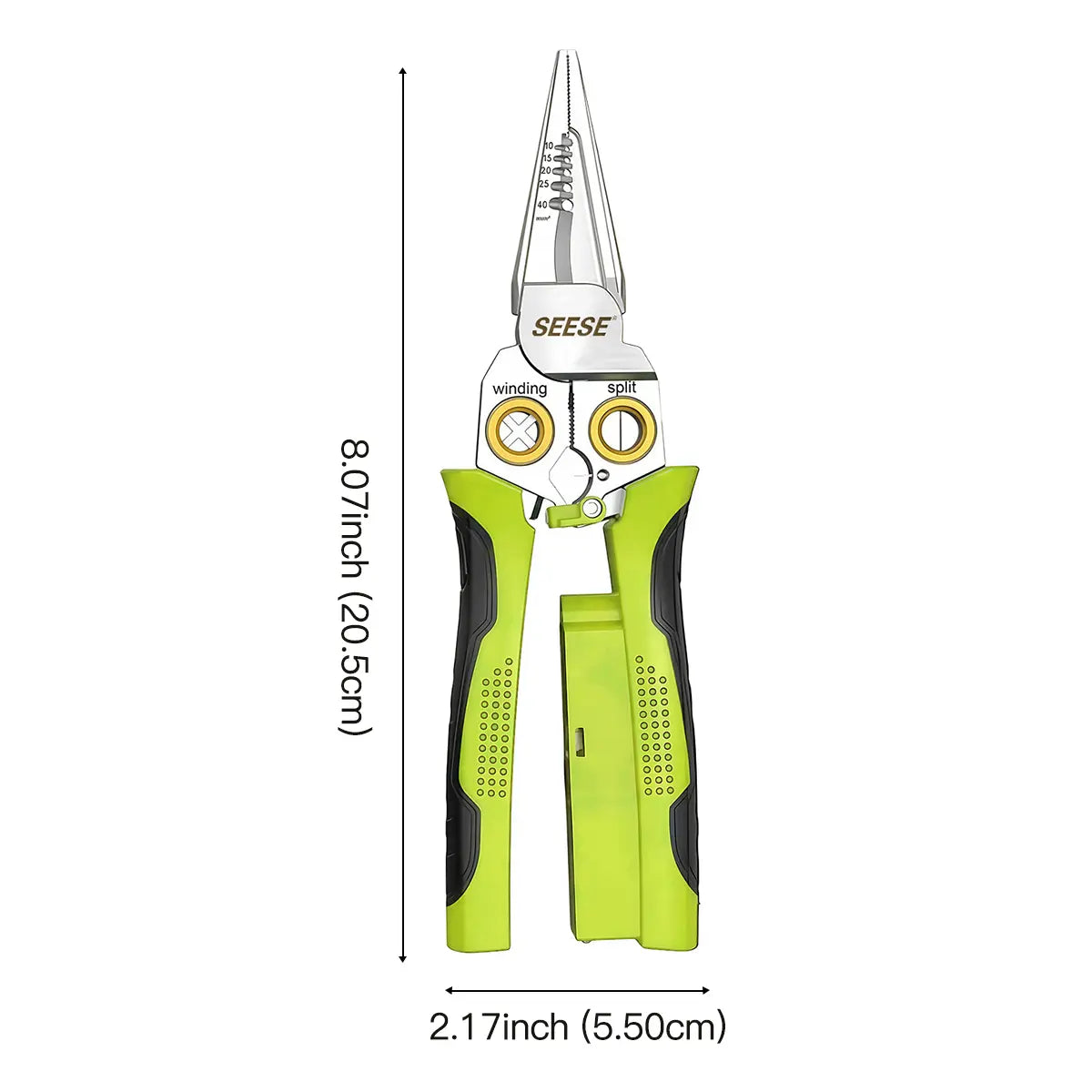 SEESE 8-in-1 Wire Stripper Twister with Voltage Tester
