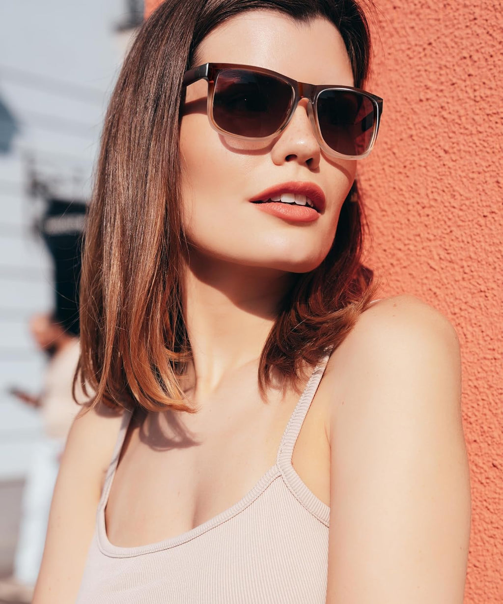 Sunglasses-Women Polarized Sunglasses-Womens: Trendy Sun Glasses Polarized UV400 Protection Fashion Sun Glasses