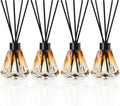 Reed Diffuser, 4Pcs Reed Diffuser Empty Bottles with 20Pcs Reed Diffuser Sticks,