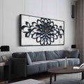 Modern Wall Art for Living Room Large Size - Minimalist Flower Canvas Wall Art for Bedroom - Large Picture Frames for Wall Size 29" X 59"