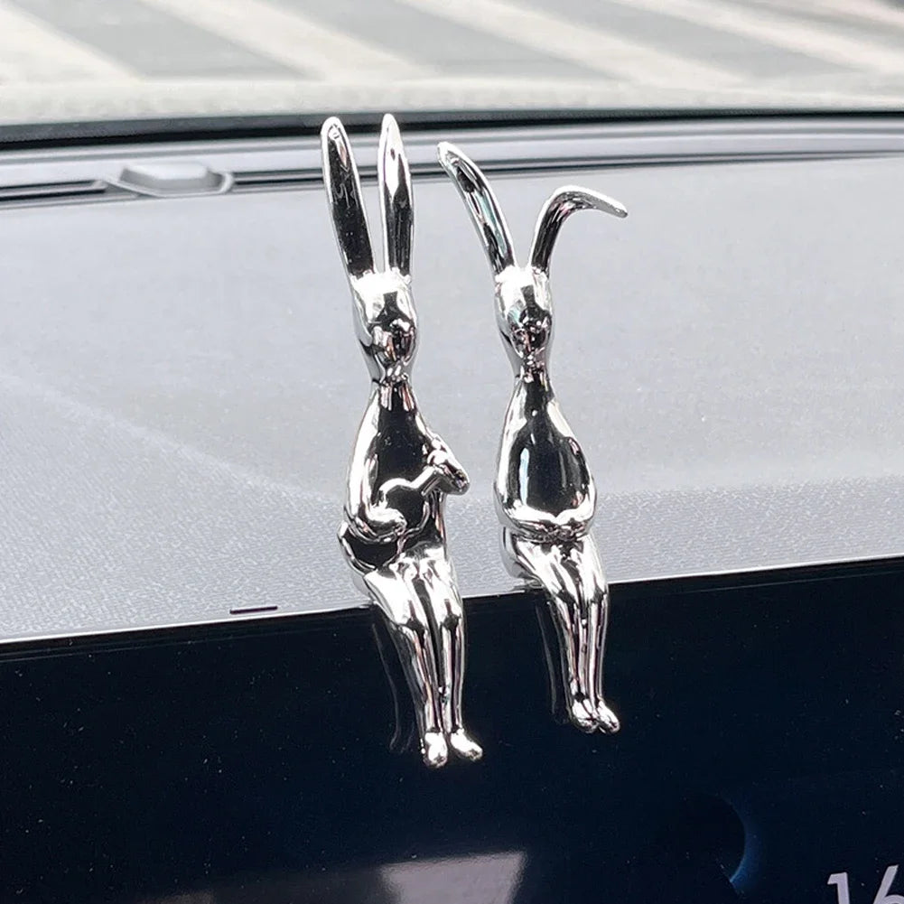 Car Interior Center Console Decoration Cartoon Rabbit Personality Decoration Room Dining Table Decoration
