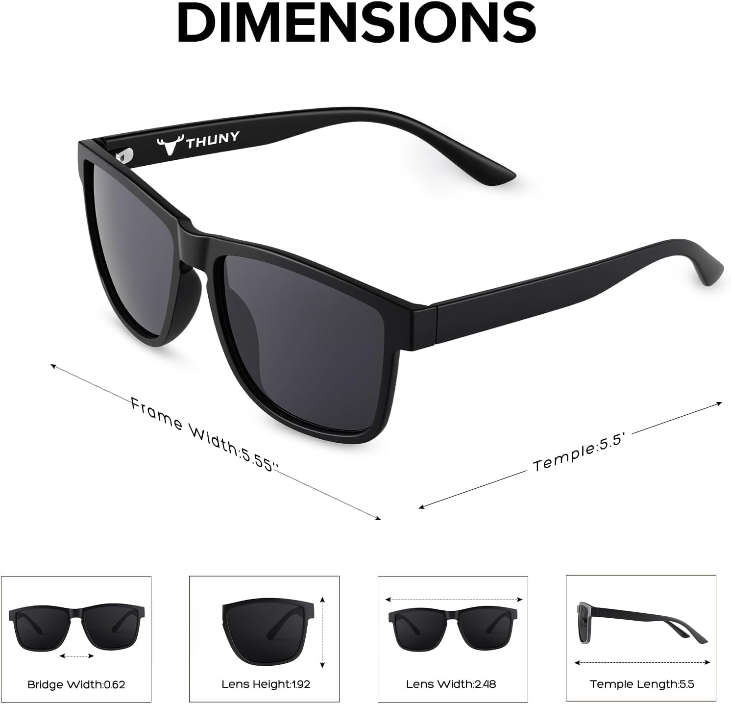 Sunglasses Men Polarized Sunglasses for Men Women,Uv400 Protection Retro Sun Glasses for Driving Fishing