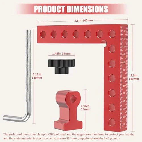 90° Corner Clamps for Woodworking