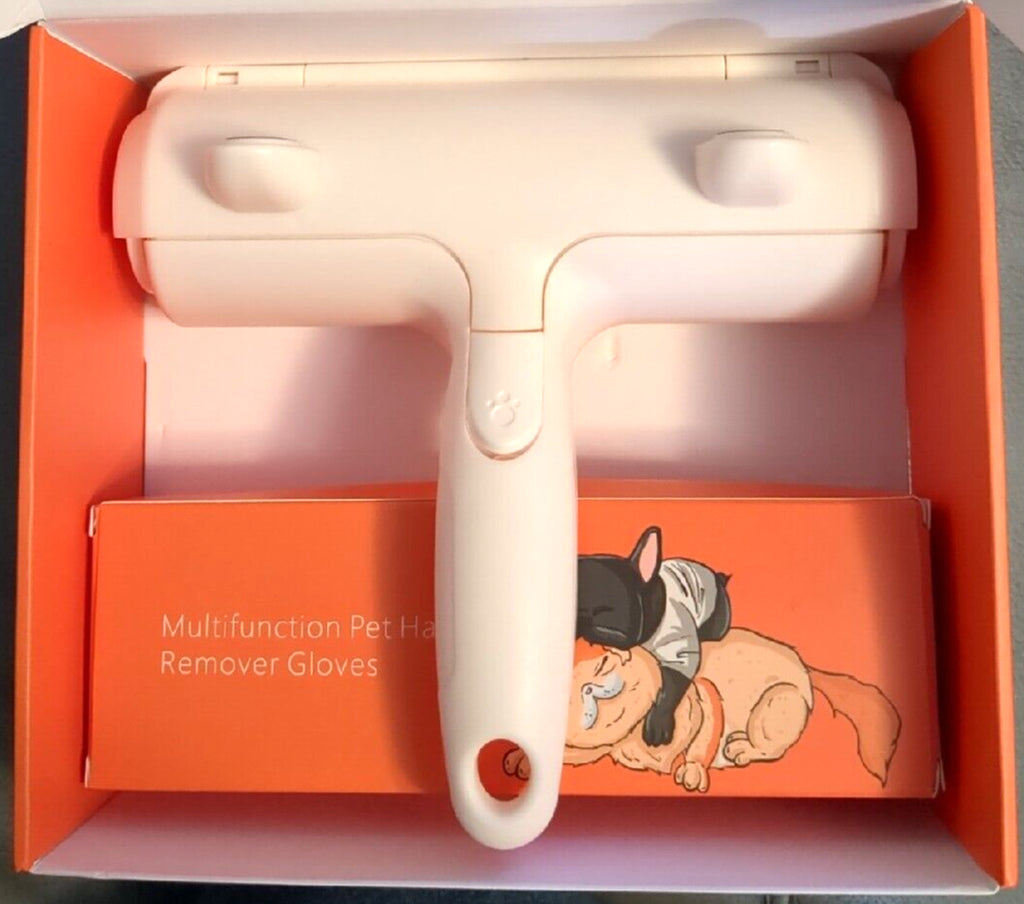 Usitek Grooming Care Pet Hair Remover Roller and Pet Grooming Gloves, Deshedding