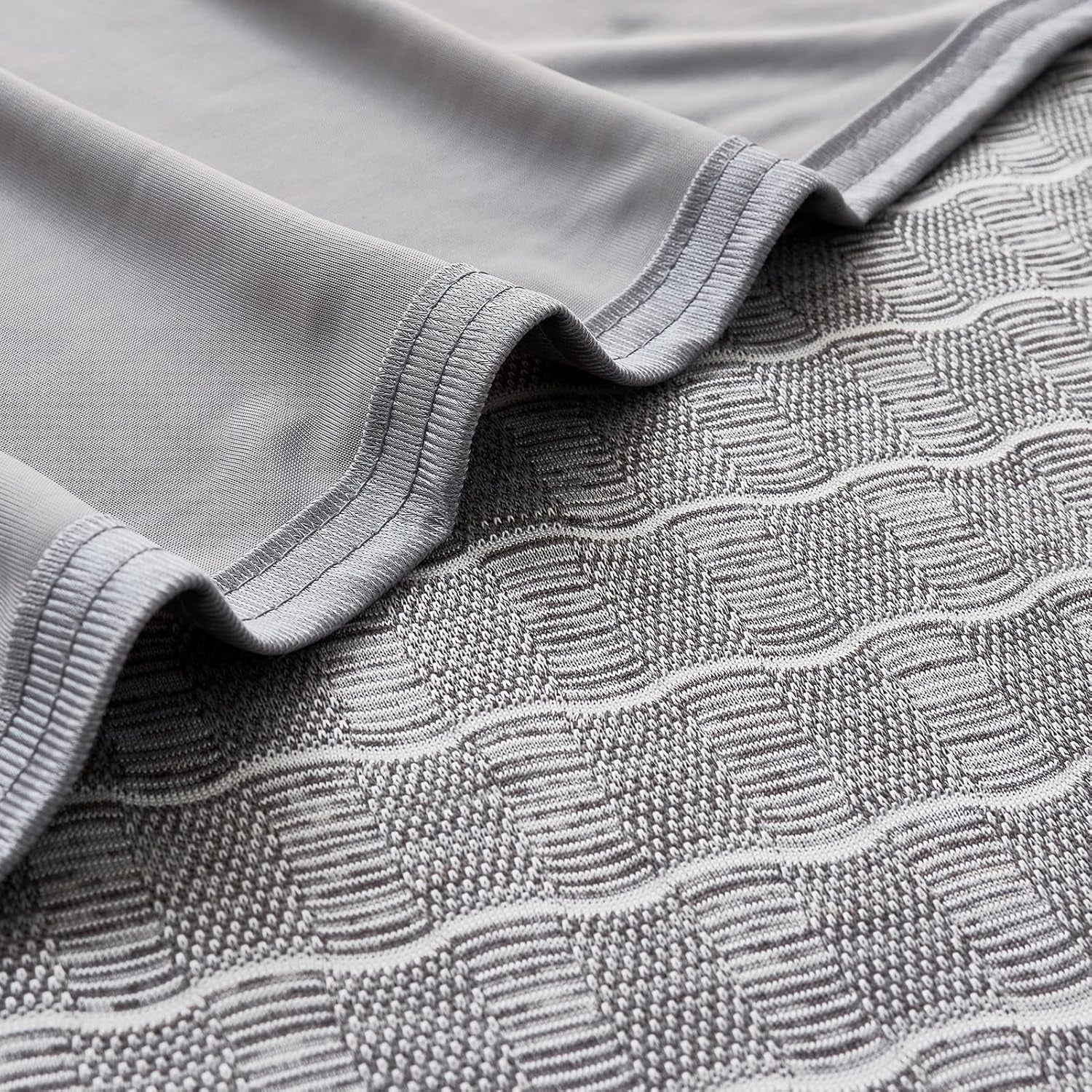 Grey Cooling Throw Blanket Arc-Chill Cool Summer Blanket with Q-Max > 0.5 Japanese Cold-Sensing Technology Perfect for Night Sweats and Hot Sleepers 200X220Cm Cooling Blanket