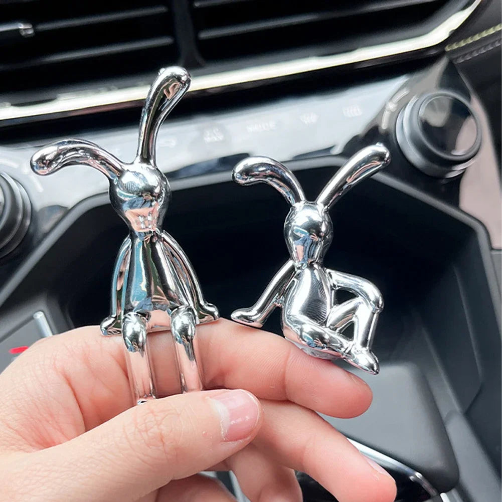 Car Interior Center Console Decoration Cartoon Rabbit Personality Decoration Room Dining Table Decoration