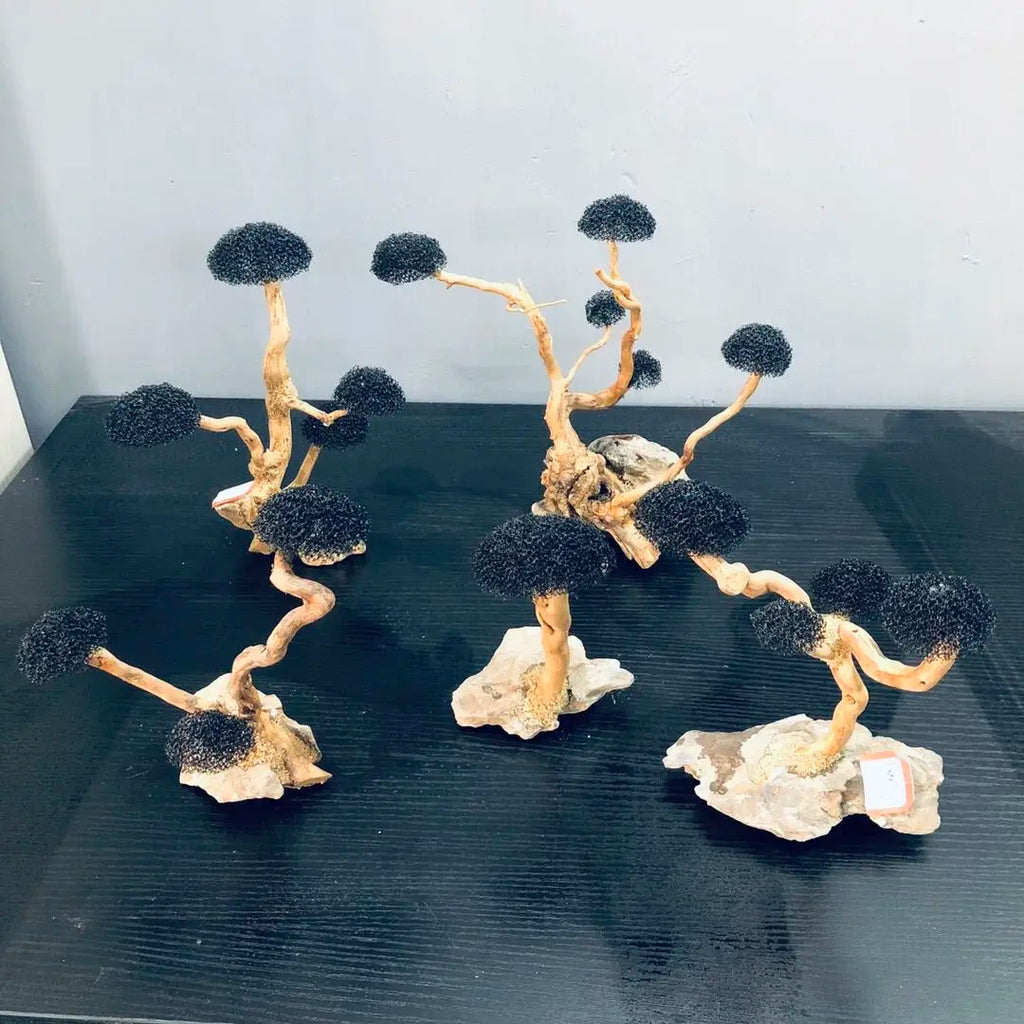 Aquarium Decoration Moss Driftwood Fish Tank Landscaping Water Grass Moss Tree Trunk DIY (No Aquatic Plants)