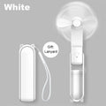 Portable Mini Handheld Fan Small Pocket Fan USB Rechargeable Battery Fan Folding Cooling Hand Fan Mini USB Fan with Power Bank
