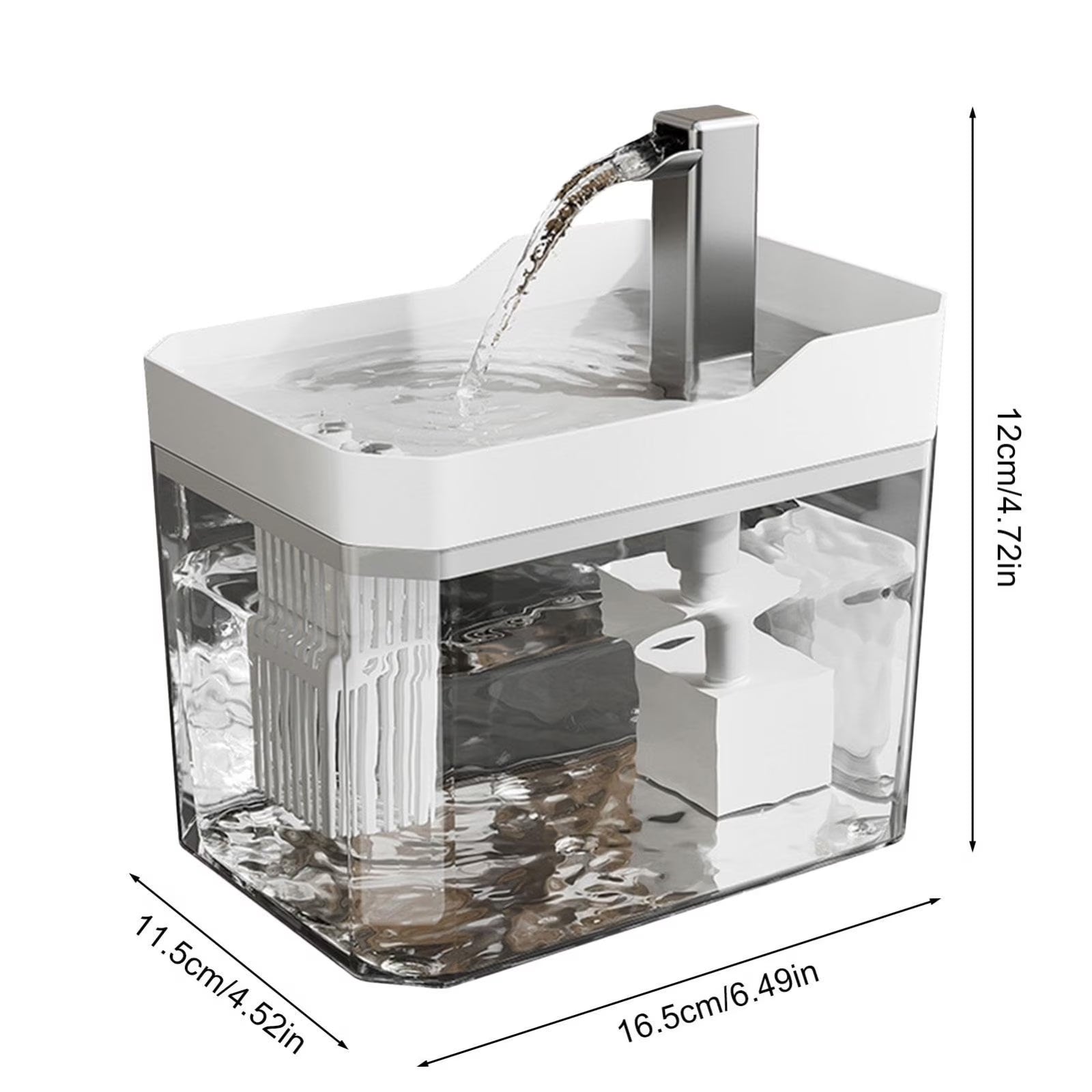Automatic Pet Water Dispenser Silent Circulating Fountain for Cats Dogs Pet Water Fountain Cat Water Fountain Dog Water Fountain Pet Fountain