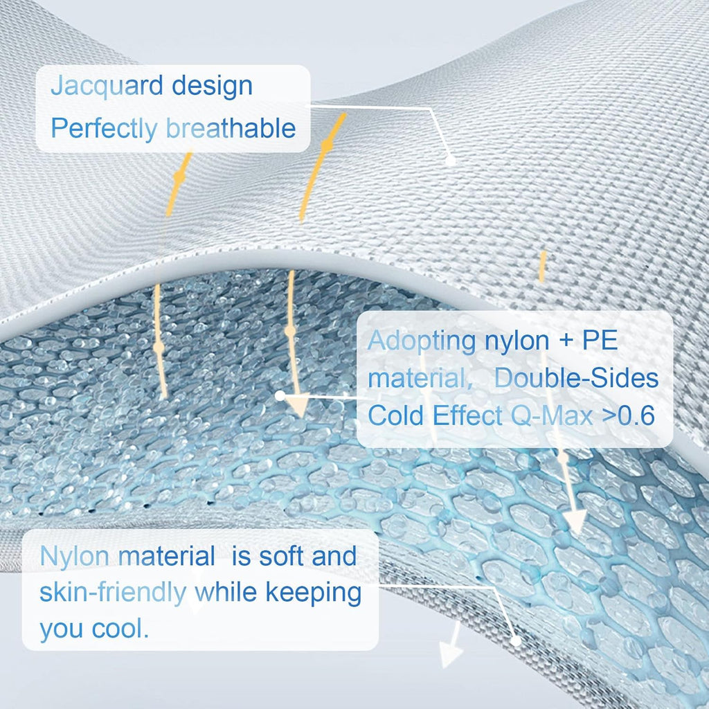 Grey Cooling Throw Blanket Arc-Chill Cool Summer Blanket with Q-Max > 0.5 Japanese Cold-Sensing Technology Perfect for Night Sweats and Hot Sleepers 200X220Cm Cooling Blanket