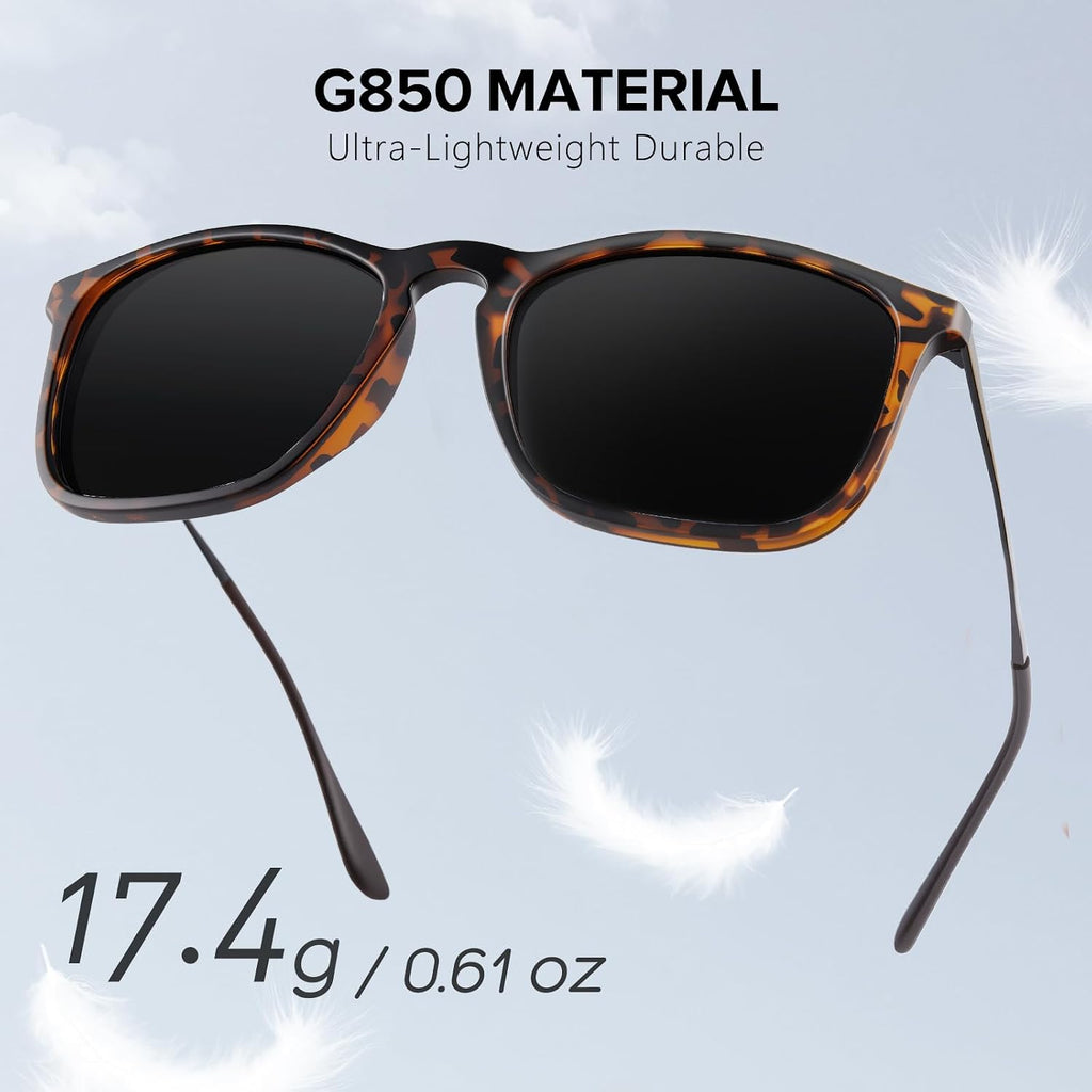Sunglasses Men Polarized Sunglasses for Men Women,Uv400 Protection Retro Sun Glasses for Driving Fishing