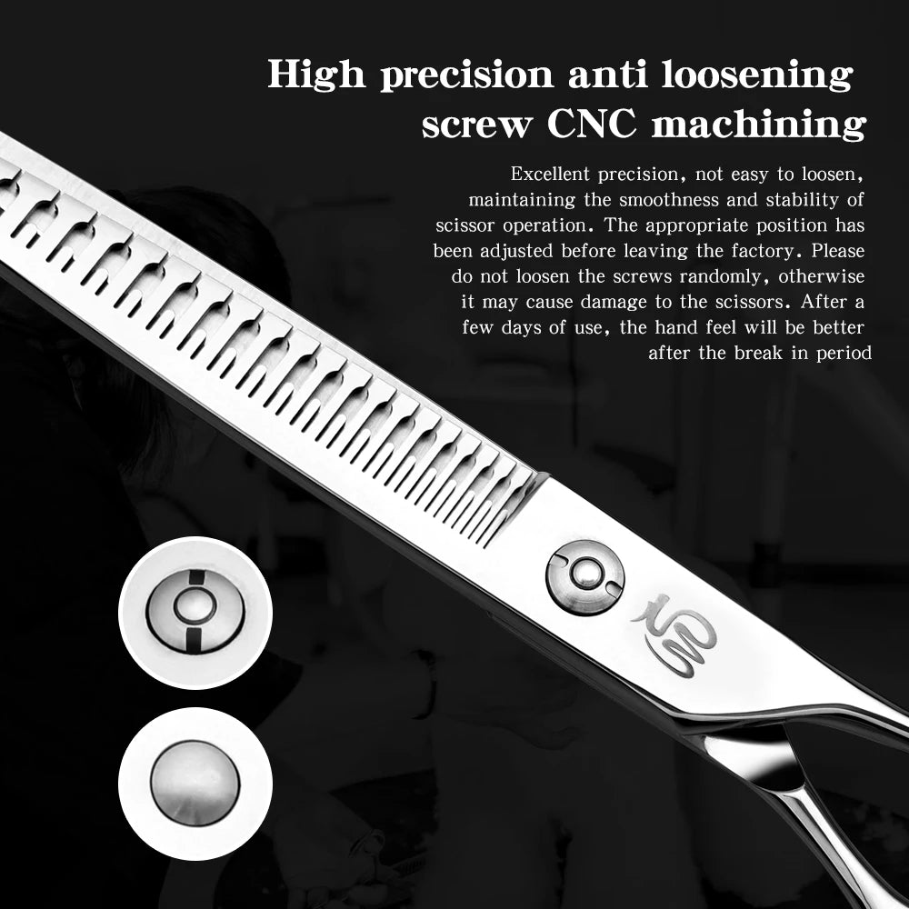 Natural Scissors for Pet Grooming, Natural and Traceless Haircuts for Thinning Fish Bones, Exclusively for Pet Grooming Shops