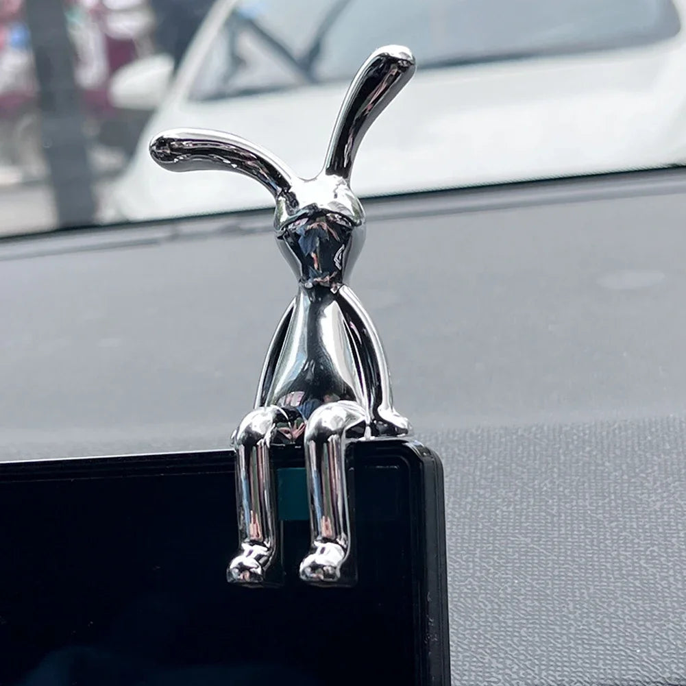 Car Interior Center Console Decoration Cartoon Rabbit Personality Decoration Room Dining Table Decoration