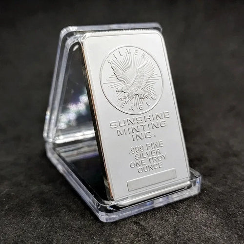 1 oz Sunshine Minting Silver Bar .999 Fine Silver Bullion Bar Sealed