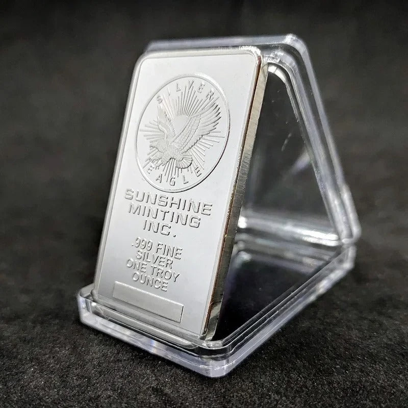 1 oz Sunshine Minting Silver Bar .999 Fine Silver Bullion Bar Sealed