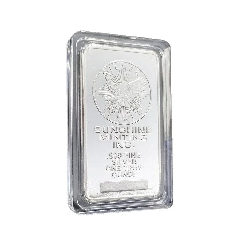 1 oz Sunshine Minting Silver Bar .999 Fine Silver Bullion Bar Sealed